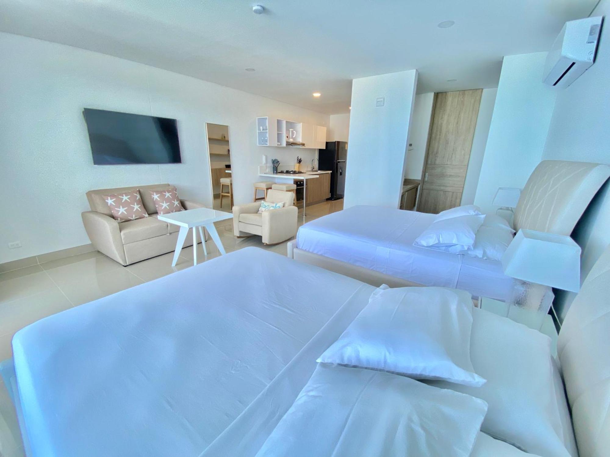 Apartamentos Reserva Del Mar - Frente Al Mar By Soho Santa Marta  Chambre photo